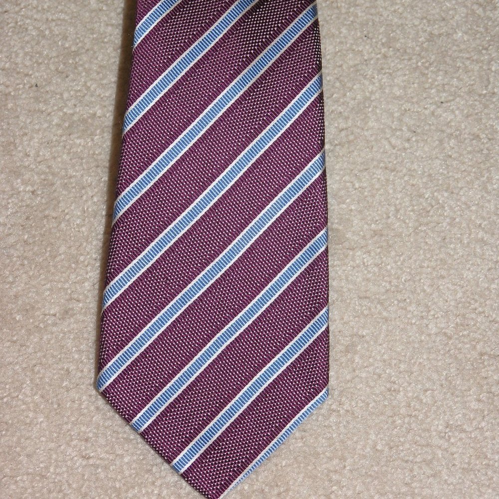 Kiton Long Wide Width Seven Fold Silk Tie - Picture 1 of 7